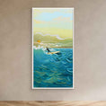 Charger l'image dans la visionneuse de la galerie, N204 - Surfing El Palmar - Vertical - Framed Canvas
