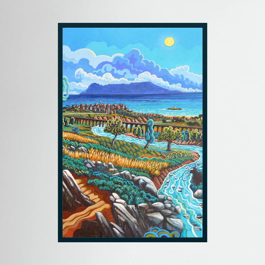 Rio de la Miel - Algeciras - Vertical - Fine art print