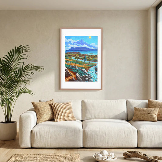 Rio de la Miel - Algeciras - Vertical - Fine art print