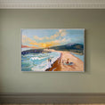Bild in Galerie-Betrachter laden, Sunset at Valdevaqueros - N239 - Framed Canvas

