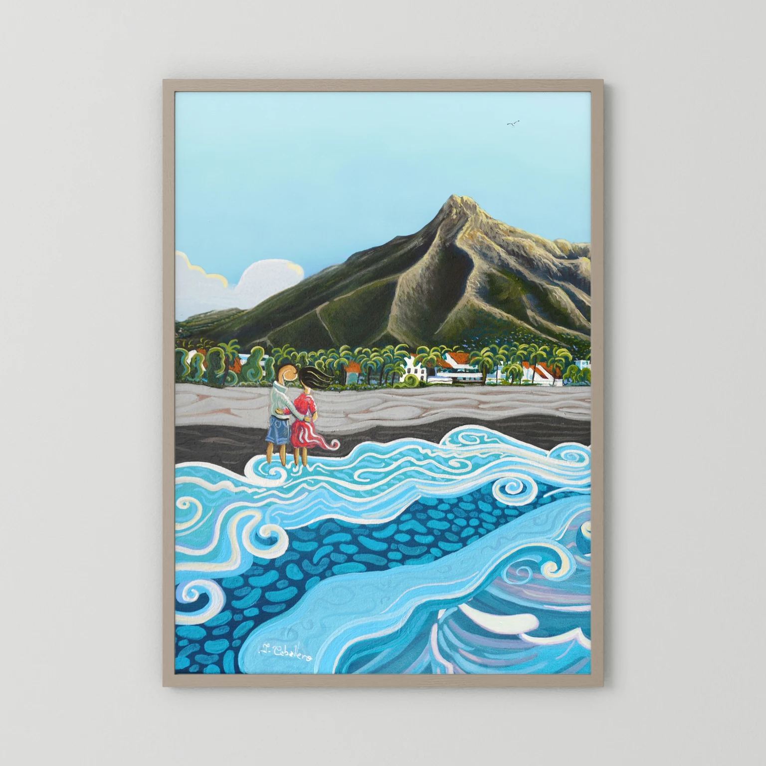 Marbella's Beach - Fine art print