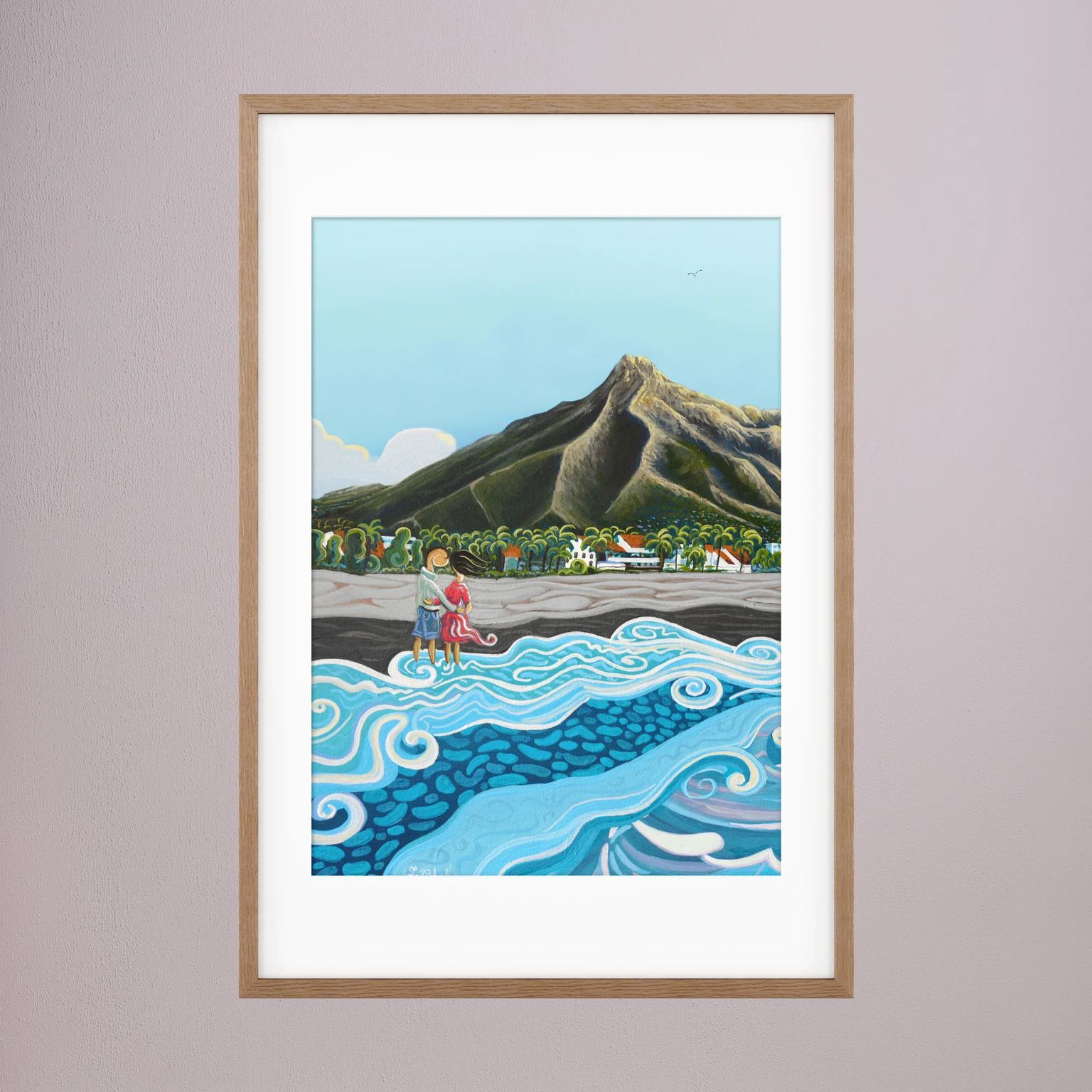 Marbella's Beach - Fine art print