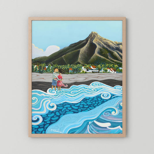 Marbella's Beach - Fine art print