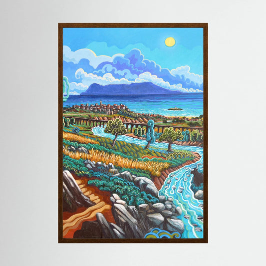 Rio de la Miel - Algeciras - Vertical - Fine art print