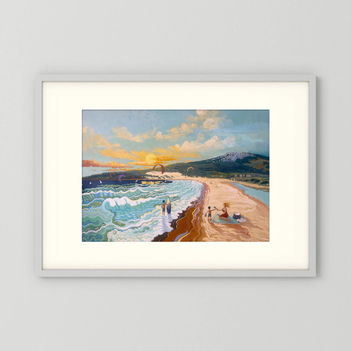 Sunset at Valdevaqueros - N239 - Fine Art Print