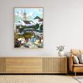 Bild in Galerie-Betrachter laden, Estepona - Plaza de las Flores - Yellow Flowers - Framed Canvas
