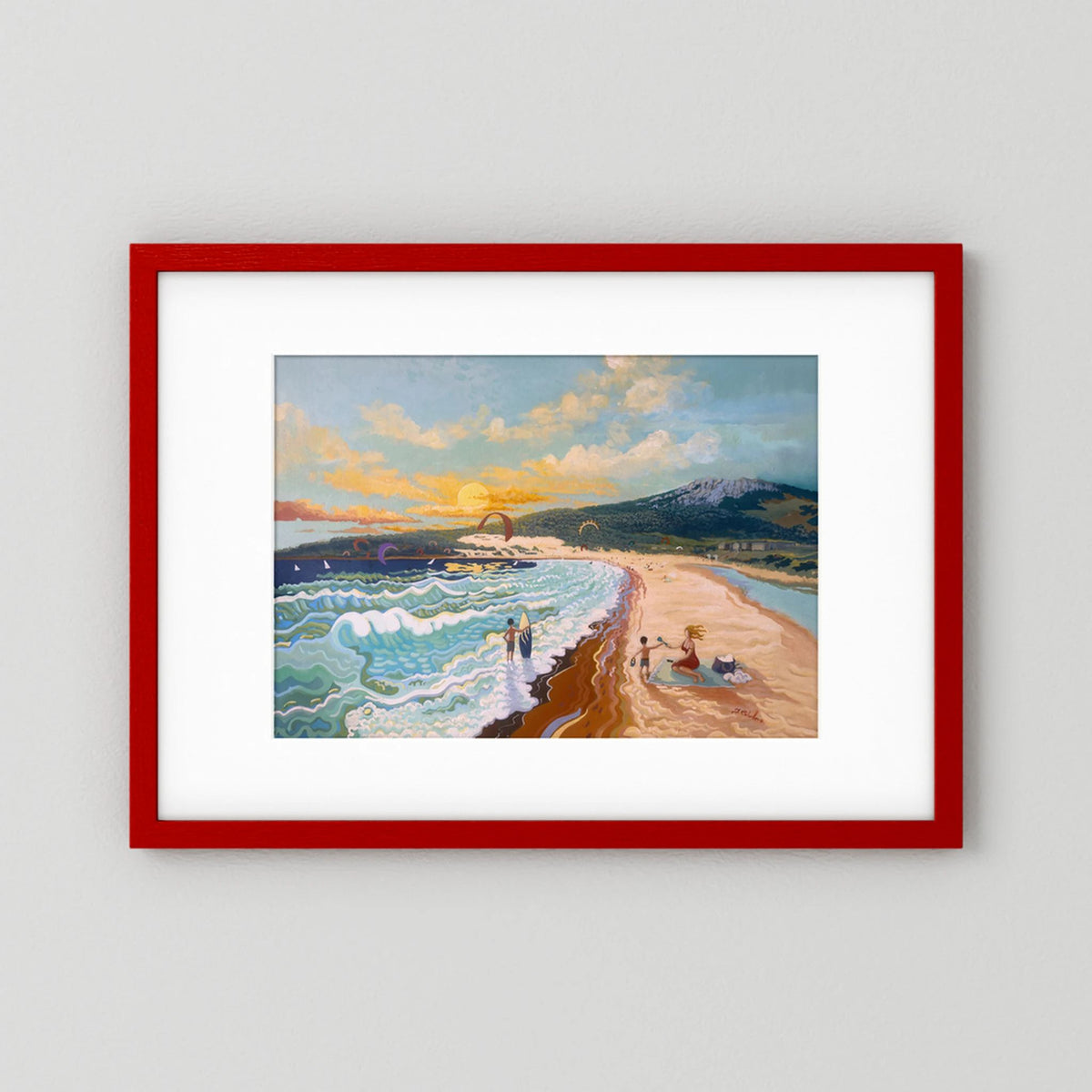 Sunset at Valdevaqueros - N239 - Fine Art Print