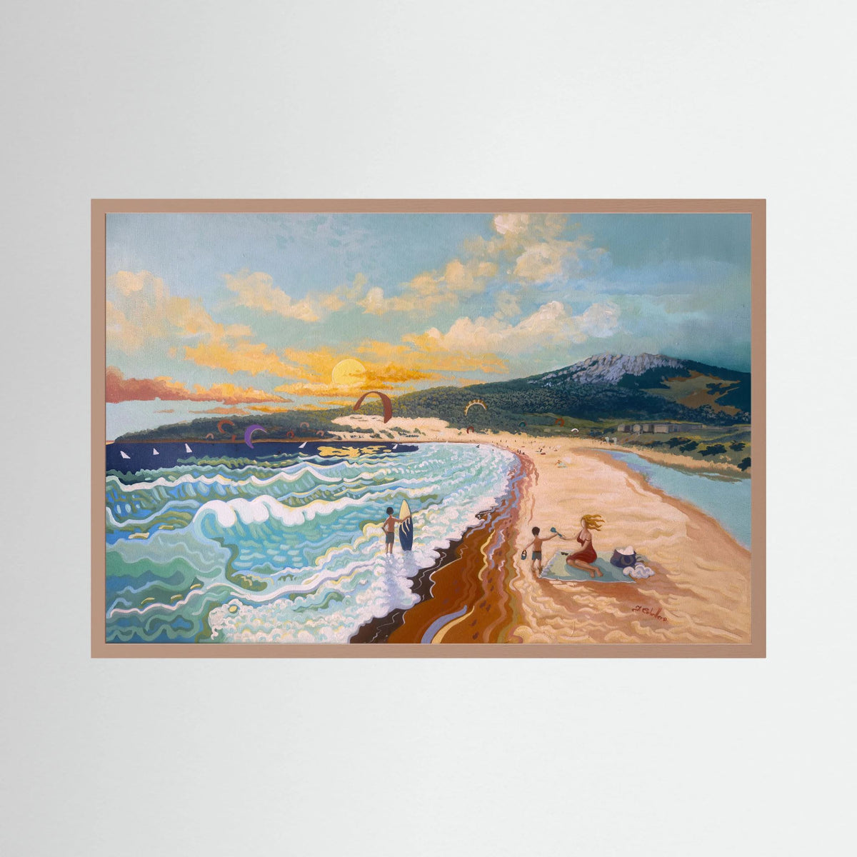 Sunset at Valdevaqueros - N239 - Fine Art Print