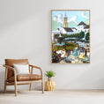 Bild in Galerie-Betrachter laden, Estepona - Plaza de las Flores - Yellow Flowers - Framed Canvas
