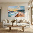 Bild in Galerie-Betrachter laden, Sunset at Valdevaqueros - N239 - Framed Canvas
