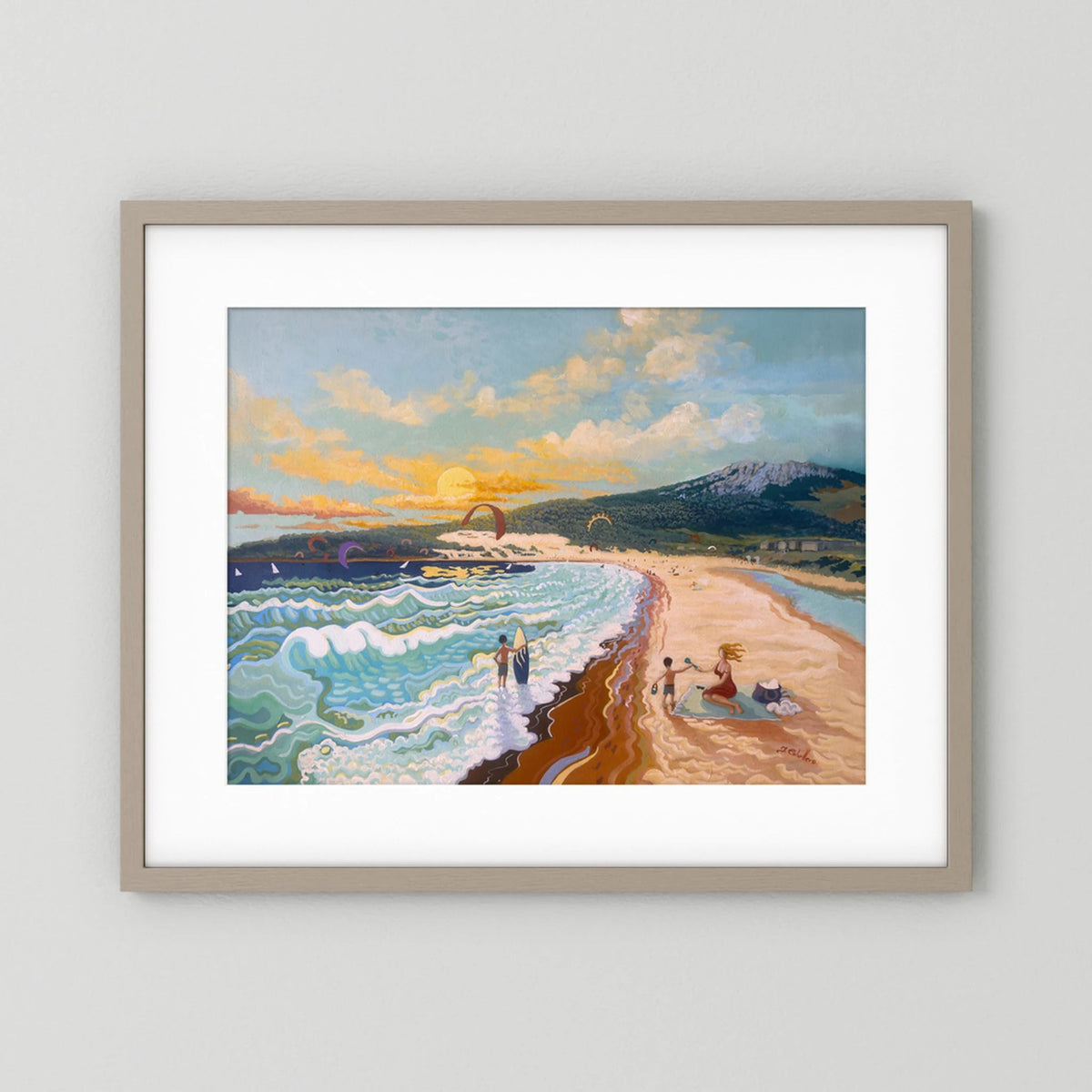 Sunset at Valdevaqueros - N239 - Fine Art Print