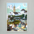Bild in Galerie-Betrachter laden, Estepona - Plaza de las Flores - Yellow Flowers - Framed Canvas
