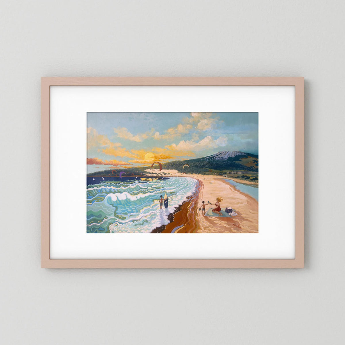 Sunset at Valdevaqueros - N239 - Fine Art Print