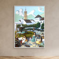 Bild in Galerie-Betrachter laden, Estepona - Plaza de las Flores - Yellow Flowers - Framed Canvas
