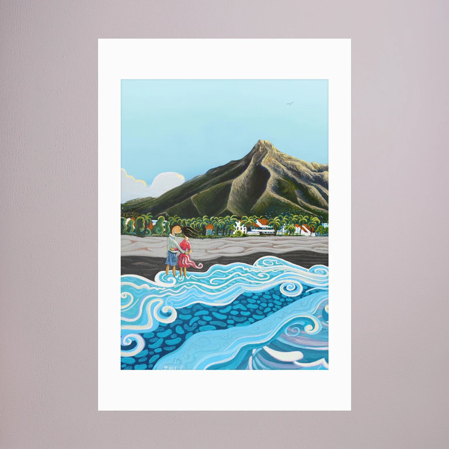 Marbella's Beach - Fine art print