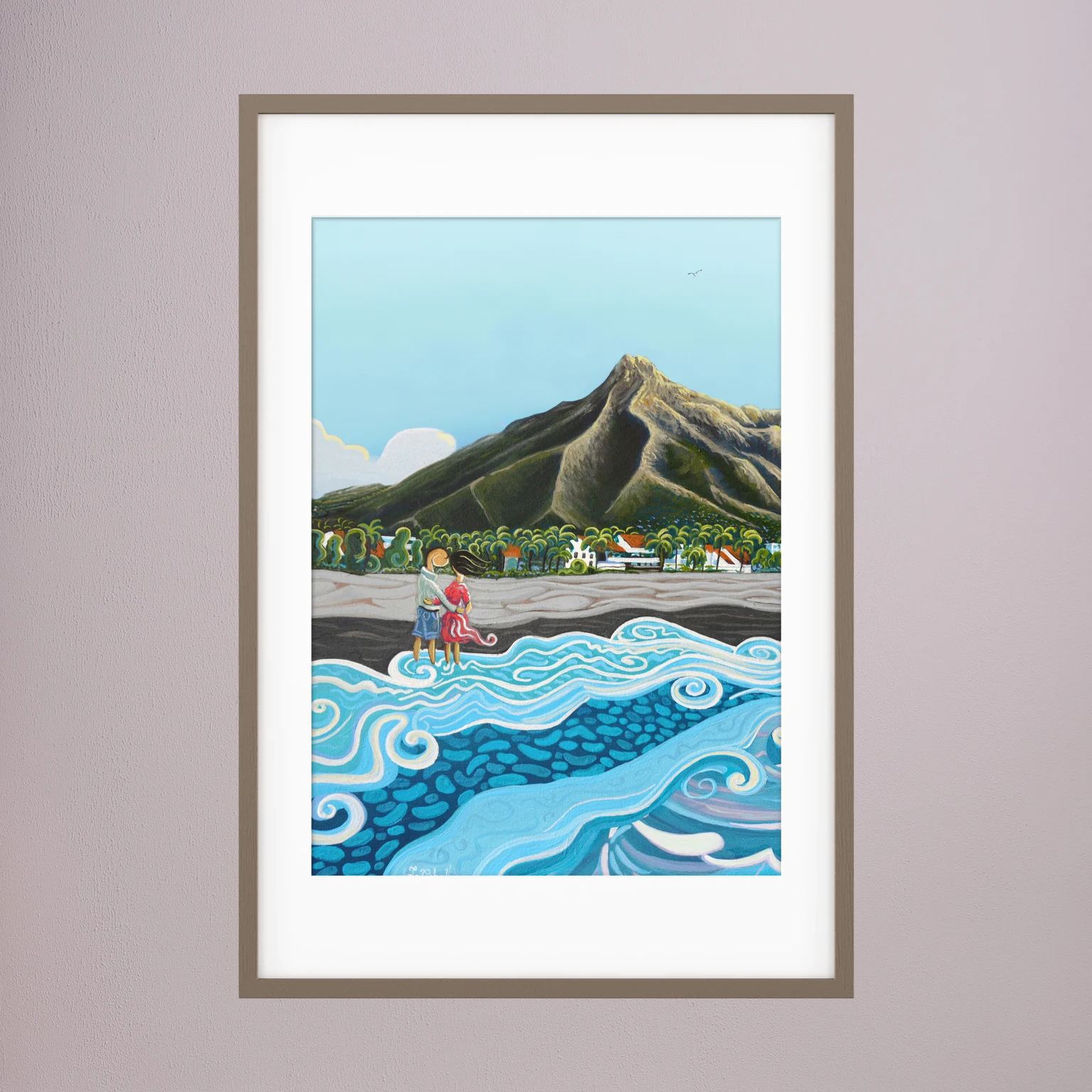 Marbella's Beach - Fine art print