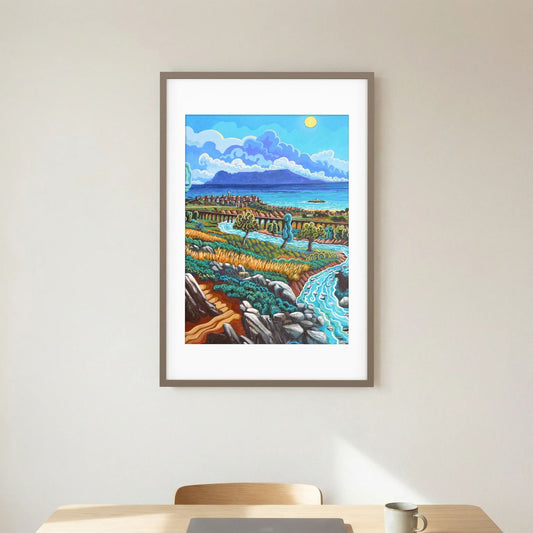 Rio de la Miel - Algeciras - Vertical - Fine art print