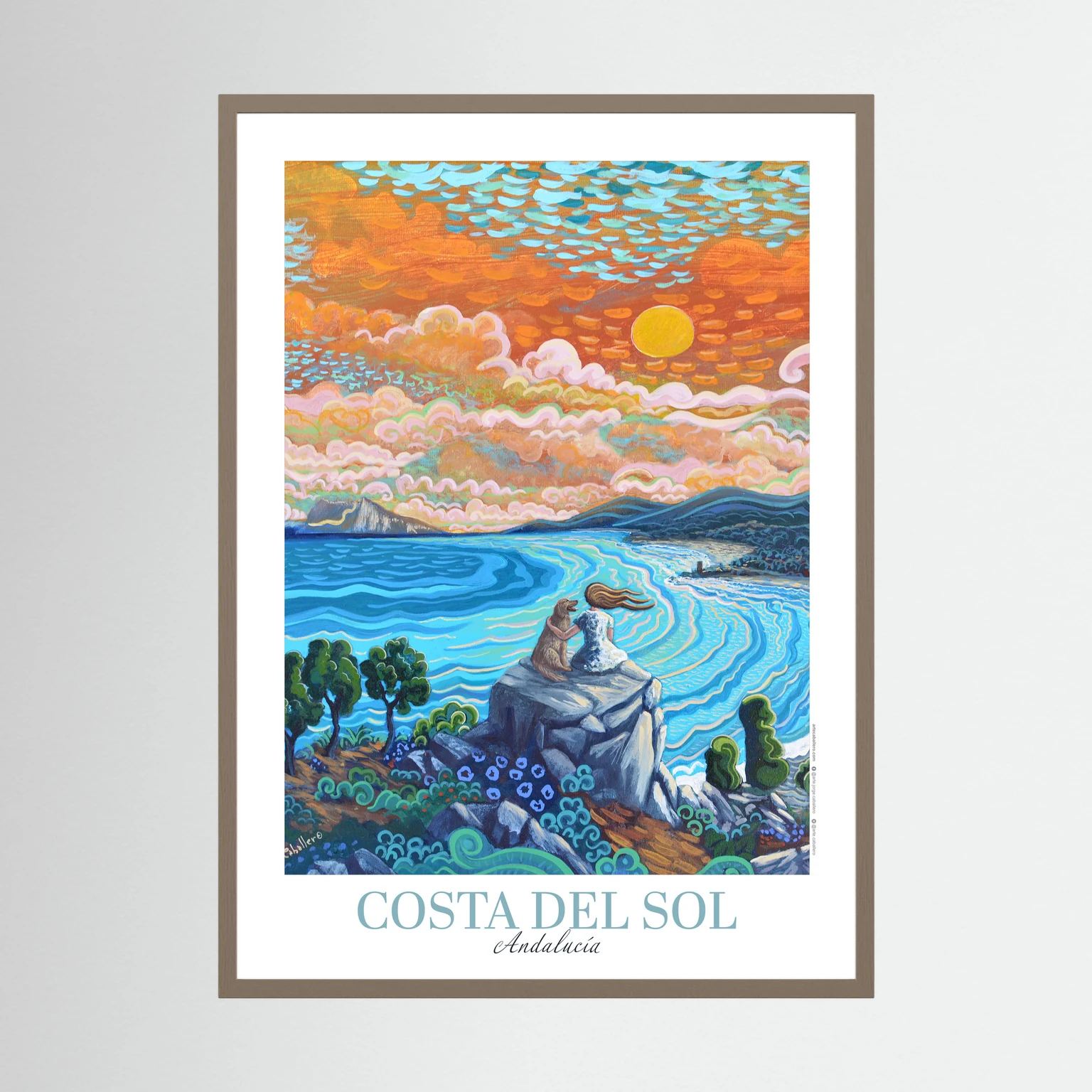 Costa del Sol 1 - City Posters Collection