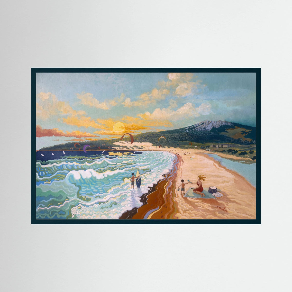 Sunset at Valdevaqueros - N239 - Fine Art Print