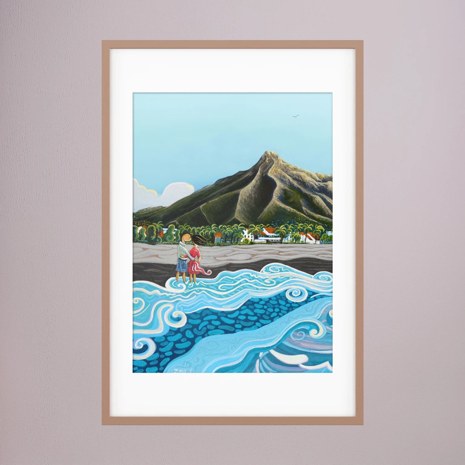Marbella's Beach - Fine art print
