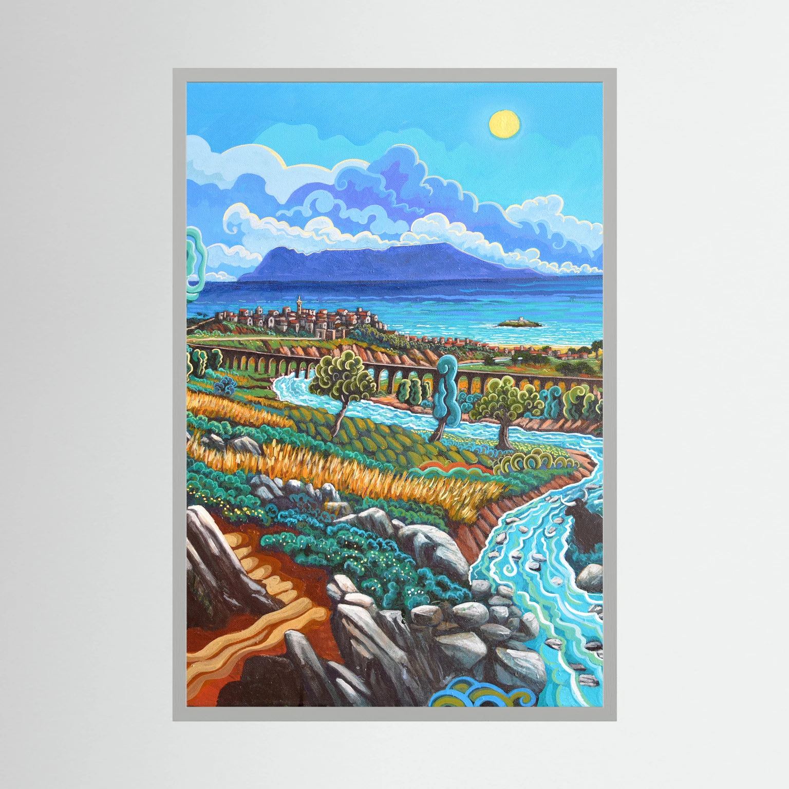 Rio de la Miel - Algeciras - Vertical - Fine art print