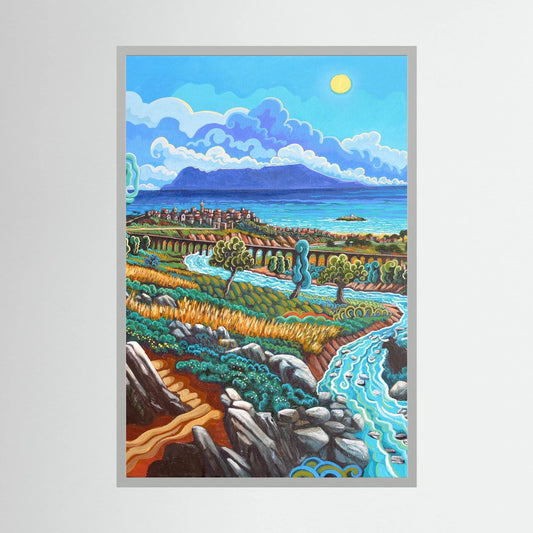 Rio de la Miel - Algeciras - Vertical - Fine art print