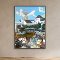 Bild in Galerie-Betrachter laden, Estepona - Plaza de las Flores - Red Flowers - Framed Canvas - Copy
