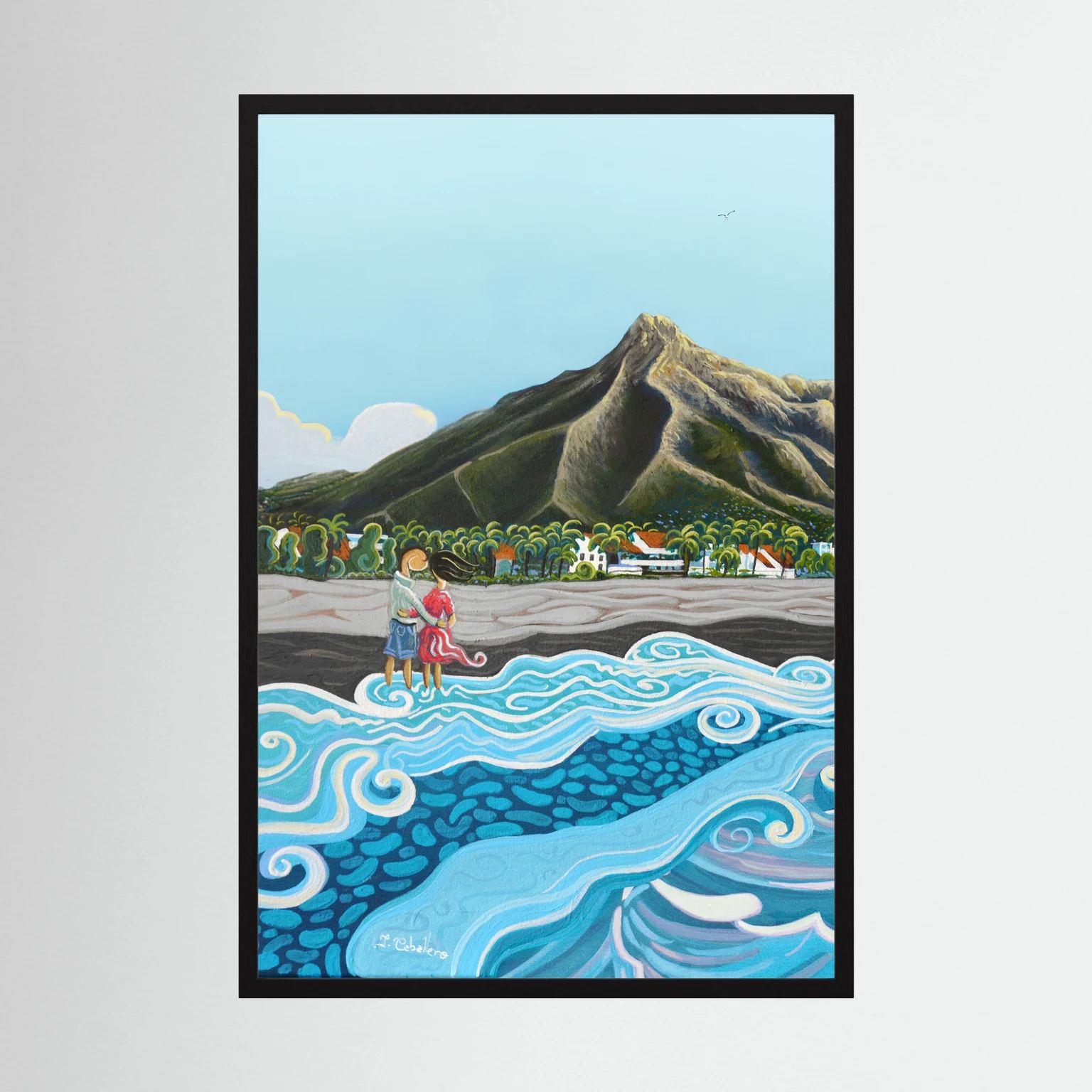 Marbella's Beach - Fine art print