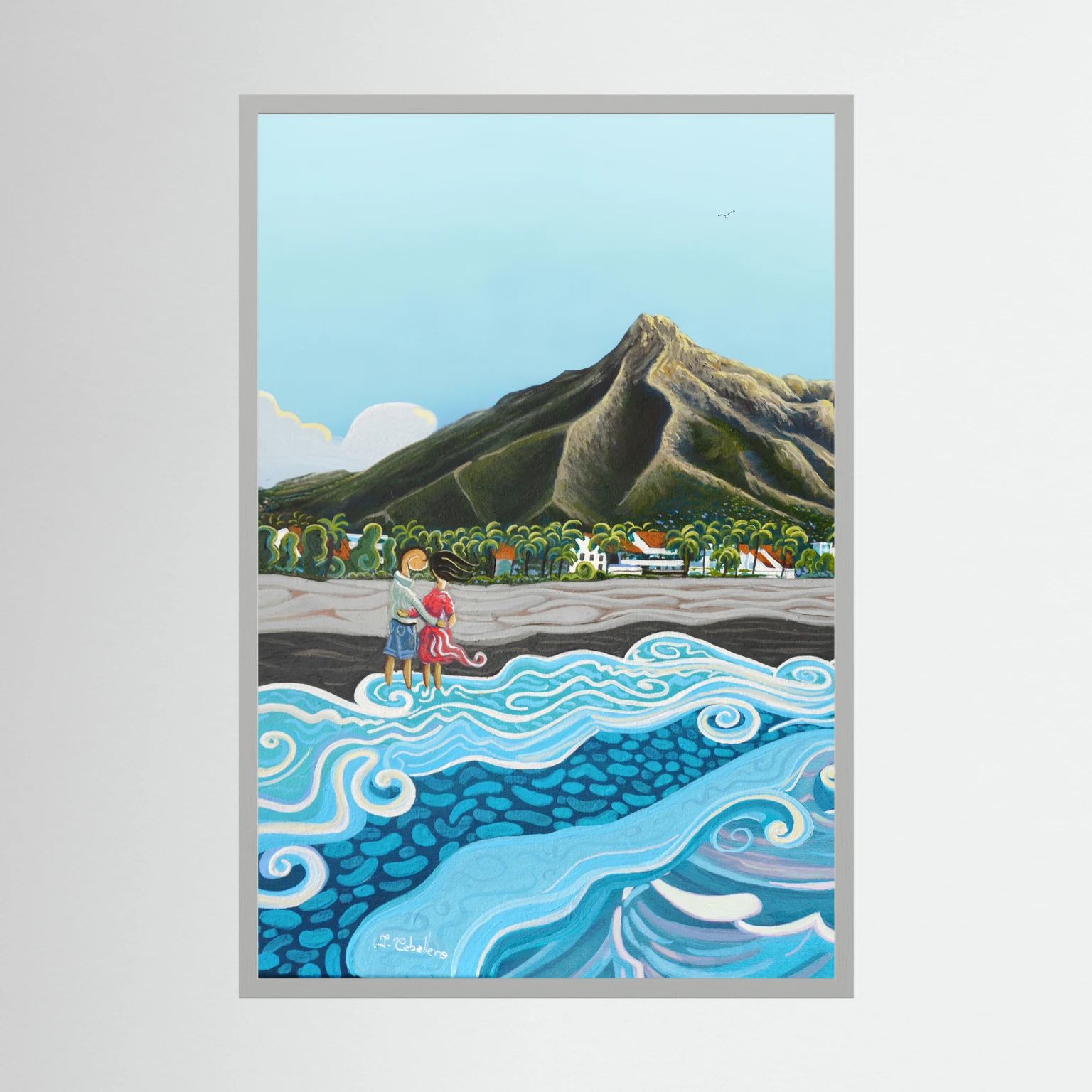 Marbella's Beach - Fine art print