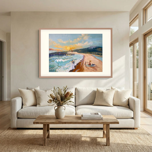 Sunset at Valdevaqueros - N239 - Fine Art Print