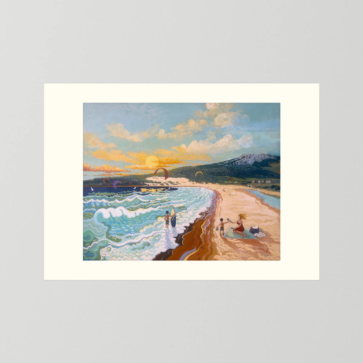 Sunset at Valdevaqueros - N239 - Fine Art Print