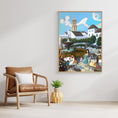 Bild in Galerie-Betrachter laden, Estepona - Plaza de las Flores - Red Flowers - Framed Canvas - Copy
