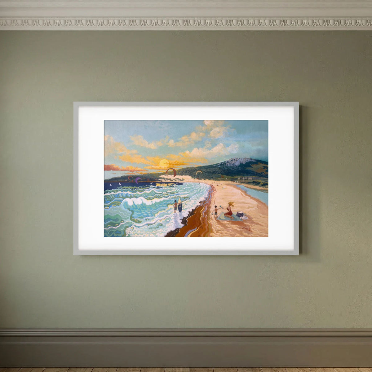 Sunset at Valdevaqueros - N239 - Fine Art Print