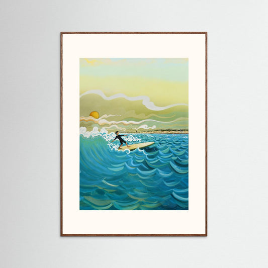 N204 - Surfing El Palmar - Vertical - Fine Art Print