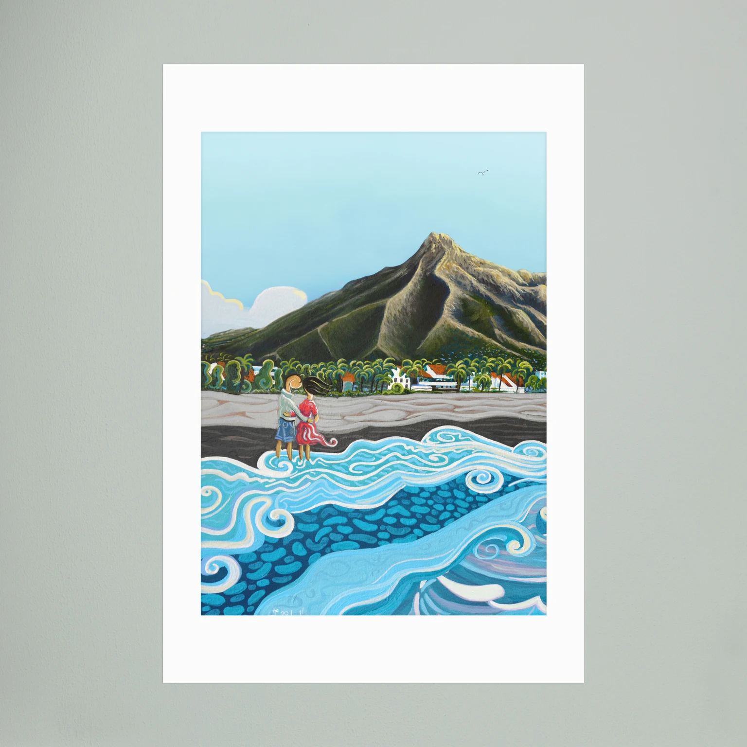 Marbella's Beach - Fine art print