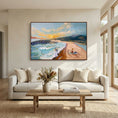 Bild in Galerie-Betrachter laden, Sunset at Valdevaqueros - N239 - Framed Canvas
