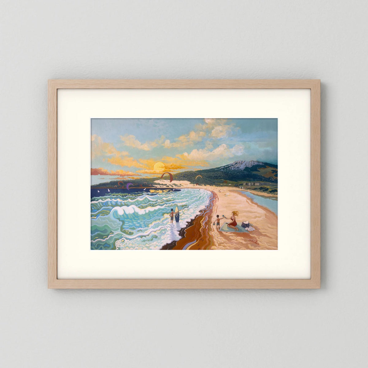 Sunset at Valdevaqueros - N239 - Fine Art Print