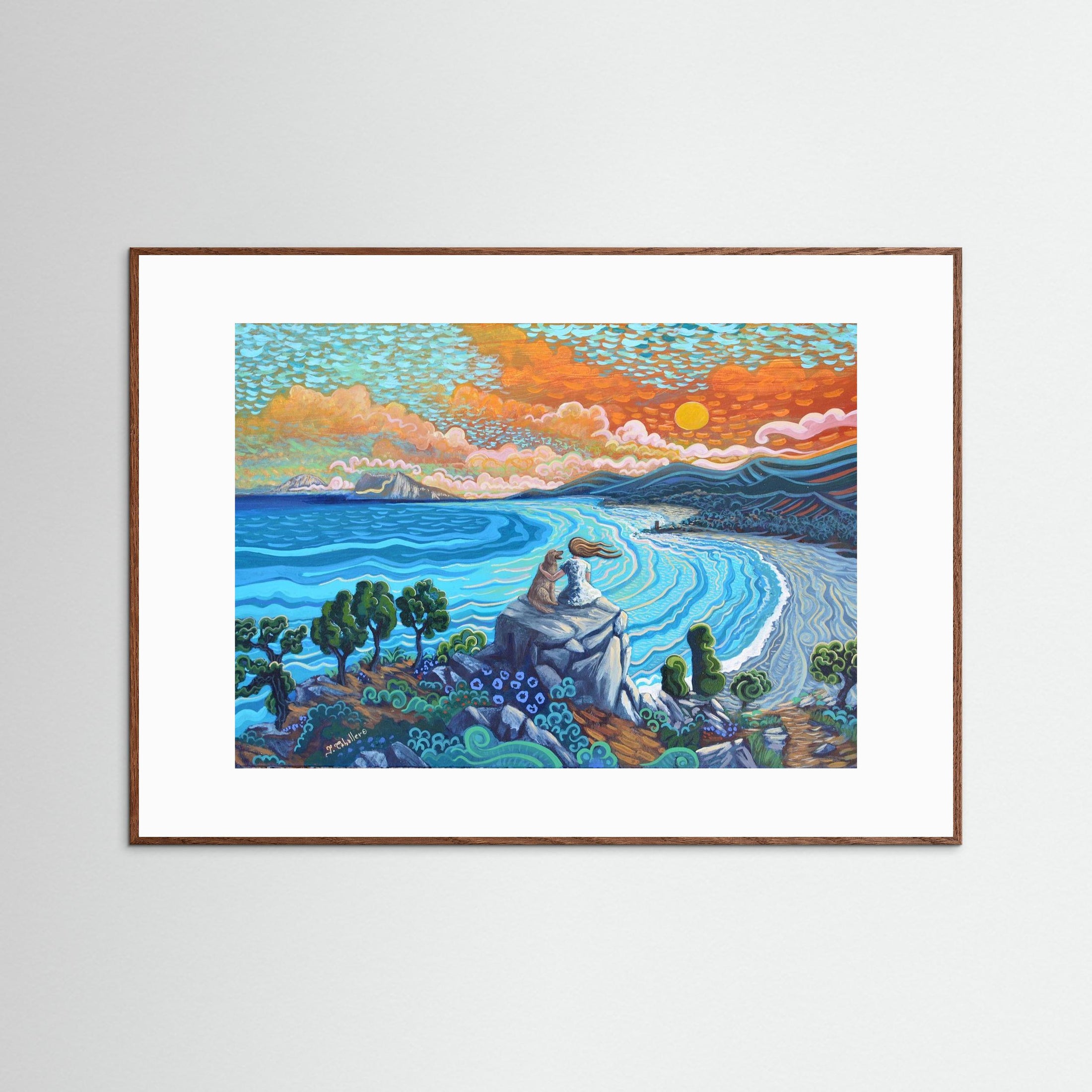 N2 - My Best Friend - Framed Fine Art Paper Print