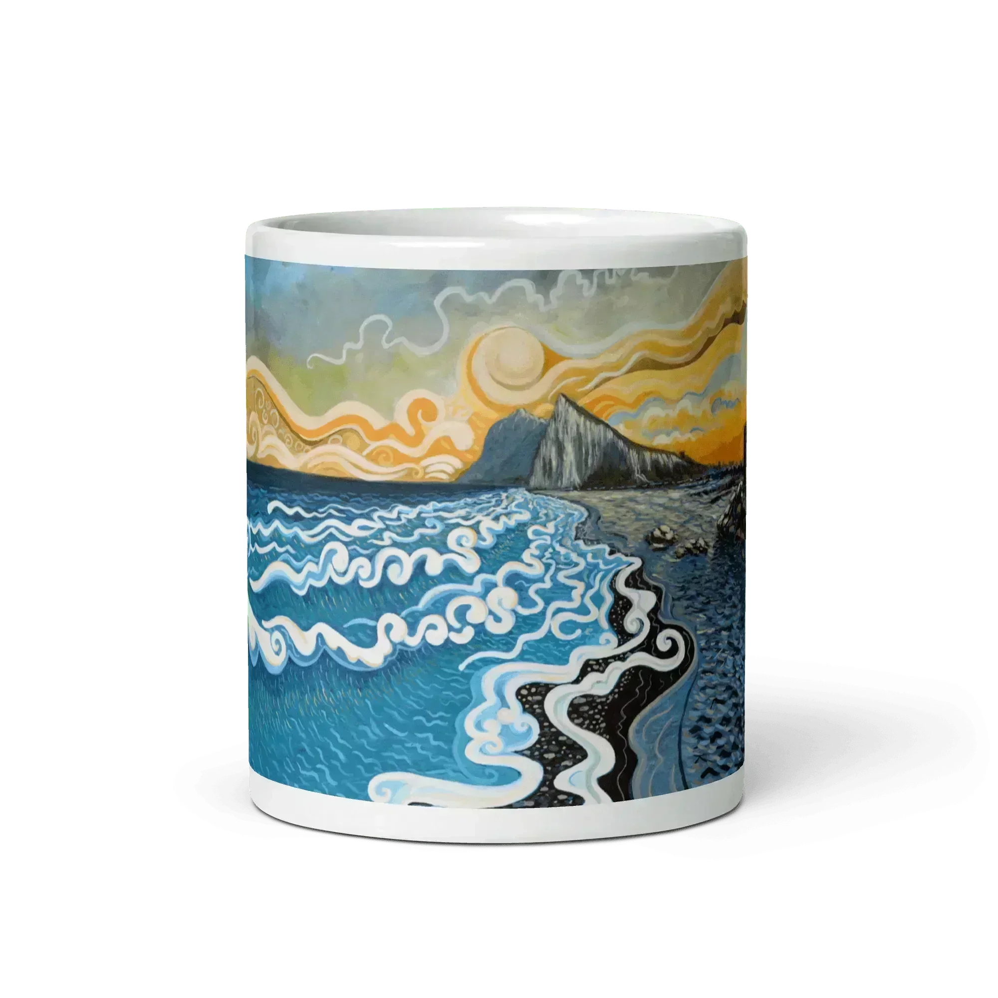 N103 - Levante Sunset - Mug Panorama - Arte Caballero