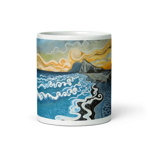 N103 - Levante Sonnenuntergang - Panorama Tasse