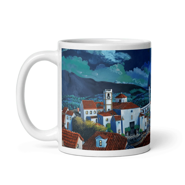 N11 Landscape - The cats of San Roque - Mug Panorama - Arte Caballero