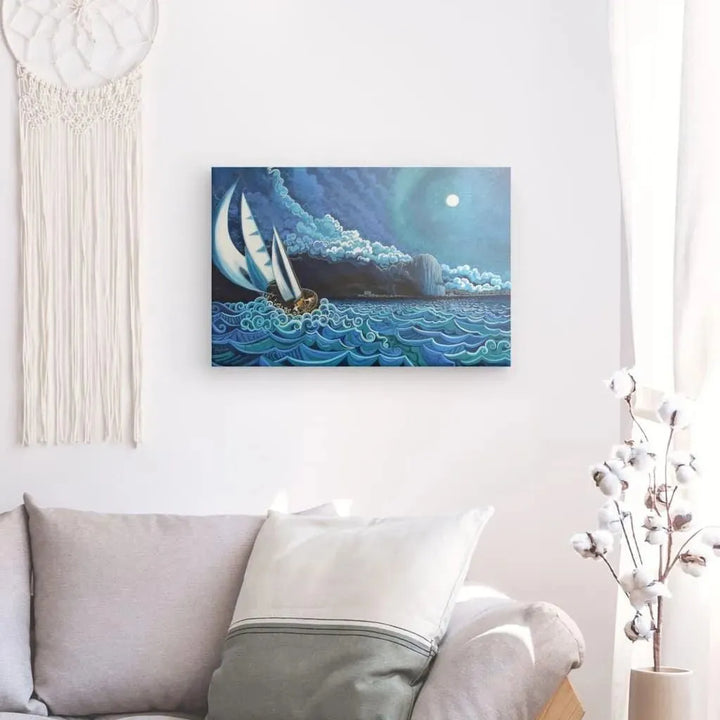 N12 - Sailing with the storm - Canvas - Arte Caballero