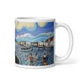 Load image into Gallery viewer, N125 - Kids on the Beach - Mug Panorama - Arte Caballero
