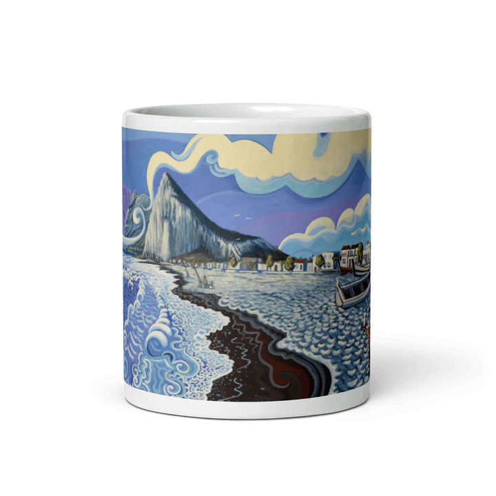 N125 - Kids on the Beach - Mug Panorama - Arte Caballero