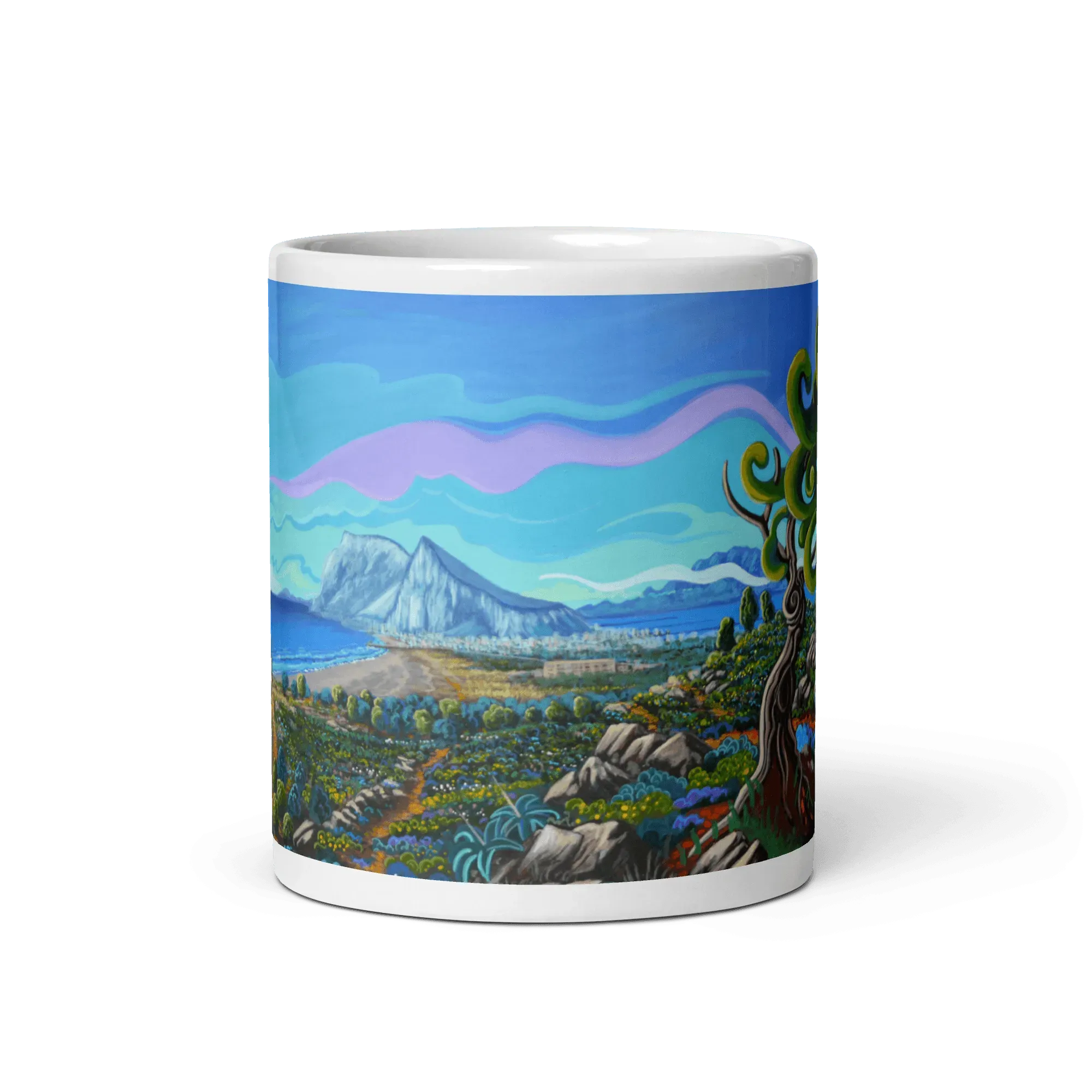 N127 - Los Portichuelos - Mug Panorama - Arte Caballero