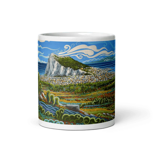 N13 - Die Säulen des Herkules - Panorama-Tasse