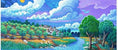 Load image into Gallery viewer, N130 - A walk by the river -San Martin del Tesorillo- Mug Panorama - Arte Caballero
