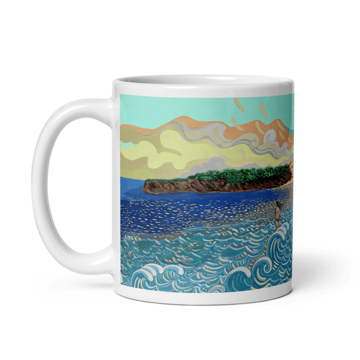 N17 - The cows of Bolonia - Mug Panorama - Arte Caballero