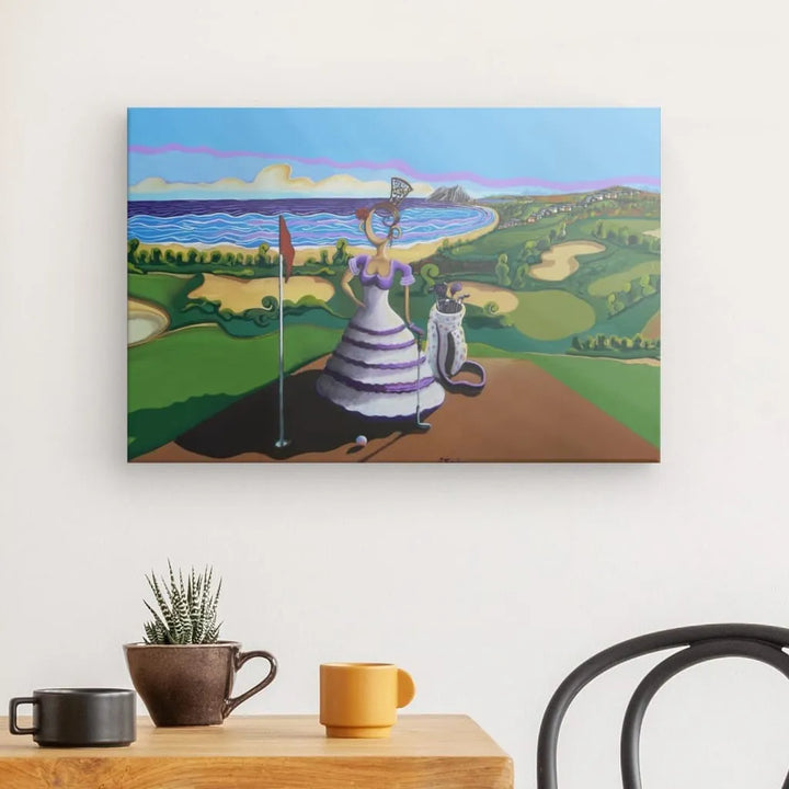 N18 - Landscape - Traditional Golf - Costa del Sol - Canvas - Arte Caballero