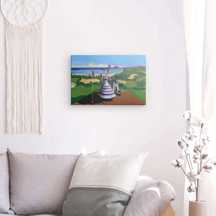 N18 - Landscape - Traditional Golf - Costa del Sol - Canvas - Arte Caballero